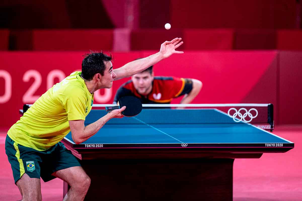 Hugo Calderano garante melhor campanha brasileira no tênis de mesa em Olimpíadas
