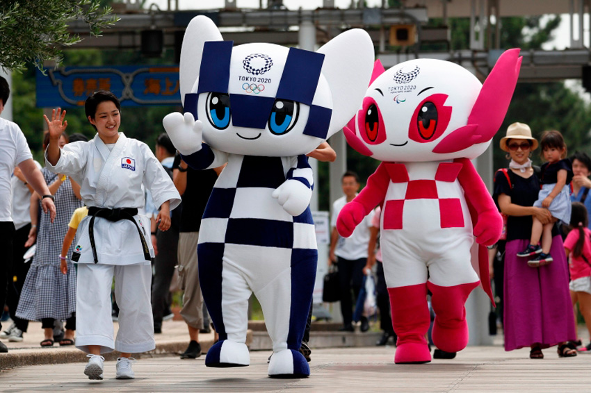 Revelados os nomes dos mascotes oficiais dos Jogos de Tóquio