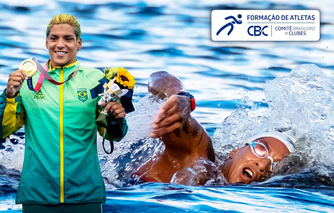 A campeã olímpica Ana Marcela Cunha é mais uma atleta de clube integrado ao CBC