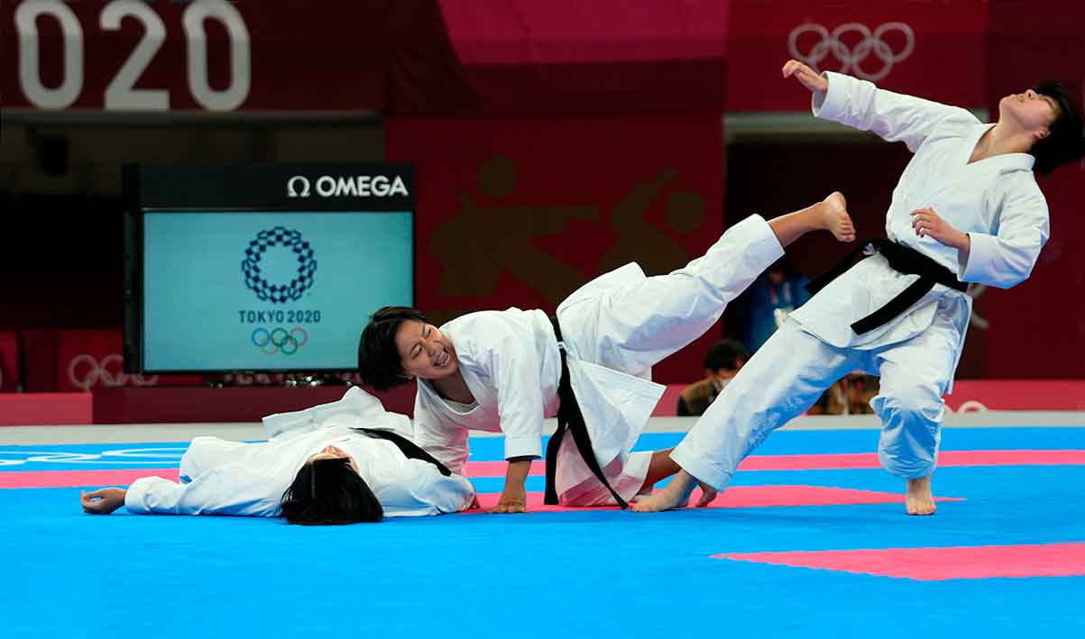 Após a estreia em Tóquio, presidente da World Karate Federation defende permanência da modalidade