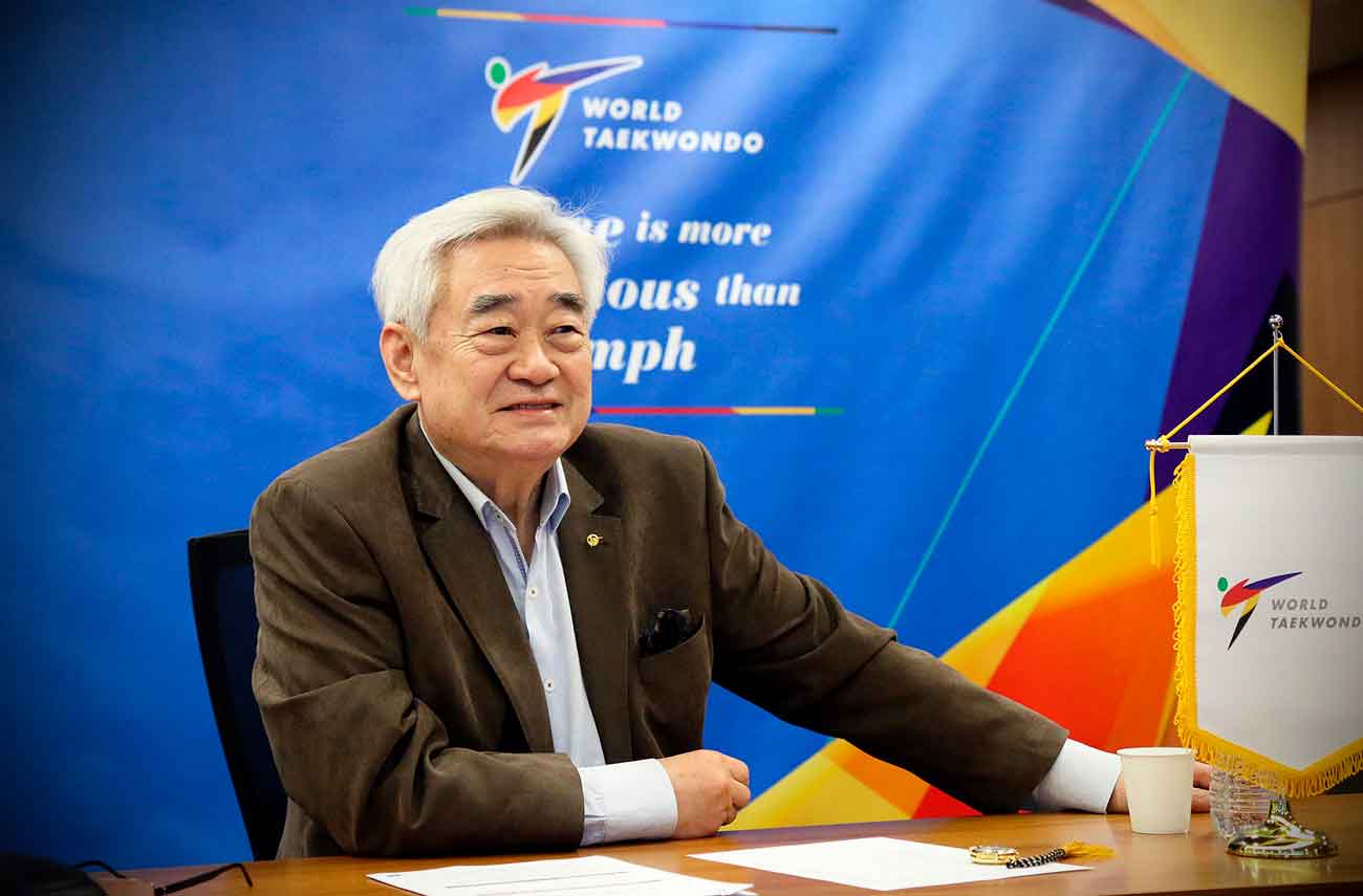 Chungwon Choue será reeleito para o quinto mandato como presidente da World Taekwondo por aclamação