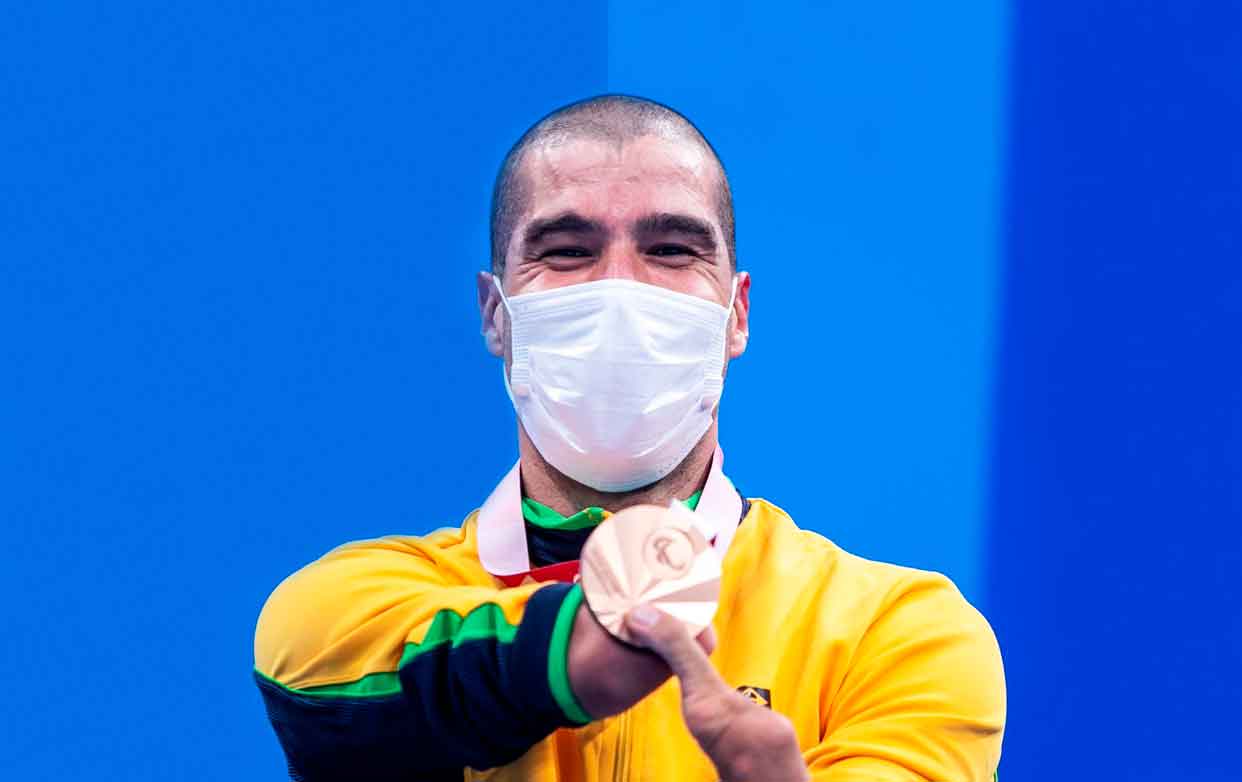 Daniel Dias fatura segundo bronze em Tóquio e chega a 26 medalhas em Paralimpíadas