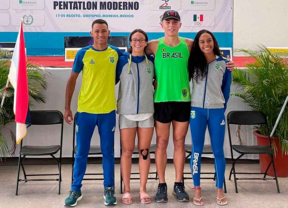 Quatro pentatletas brasileiros se classificam para a primeira edição dos Jogos Pan-Americanos Júnior