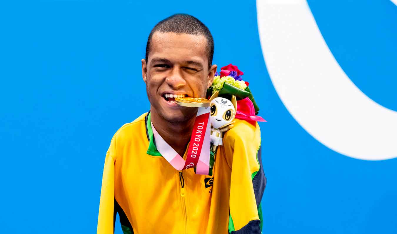 Gabriel Geraldo conquista seu segundo ouro em Tóquio e o Brasil se aproxima de novo recorde em Jogos Paralímpicos