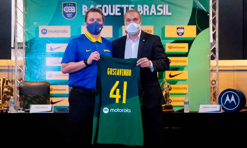 Gustavo De Conti é apresentado como técnico da seleção brasileira masculina de basquete