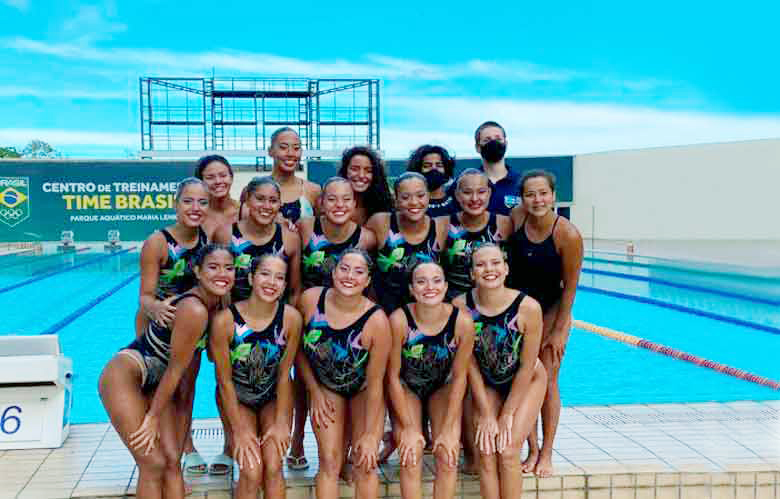 Seleção de nado artístico é convocada para os Jogos Pan-Americanos Júnior Cali 2021