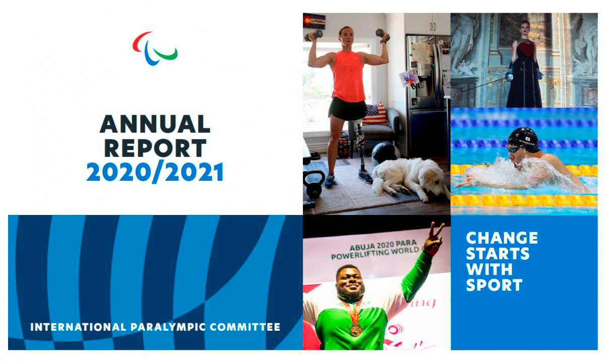 Comitê Paralímpico Internacional publica o relatório anual de 2020/2021