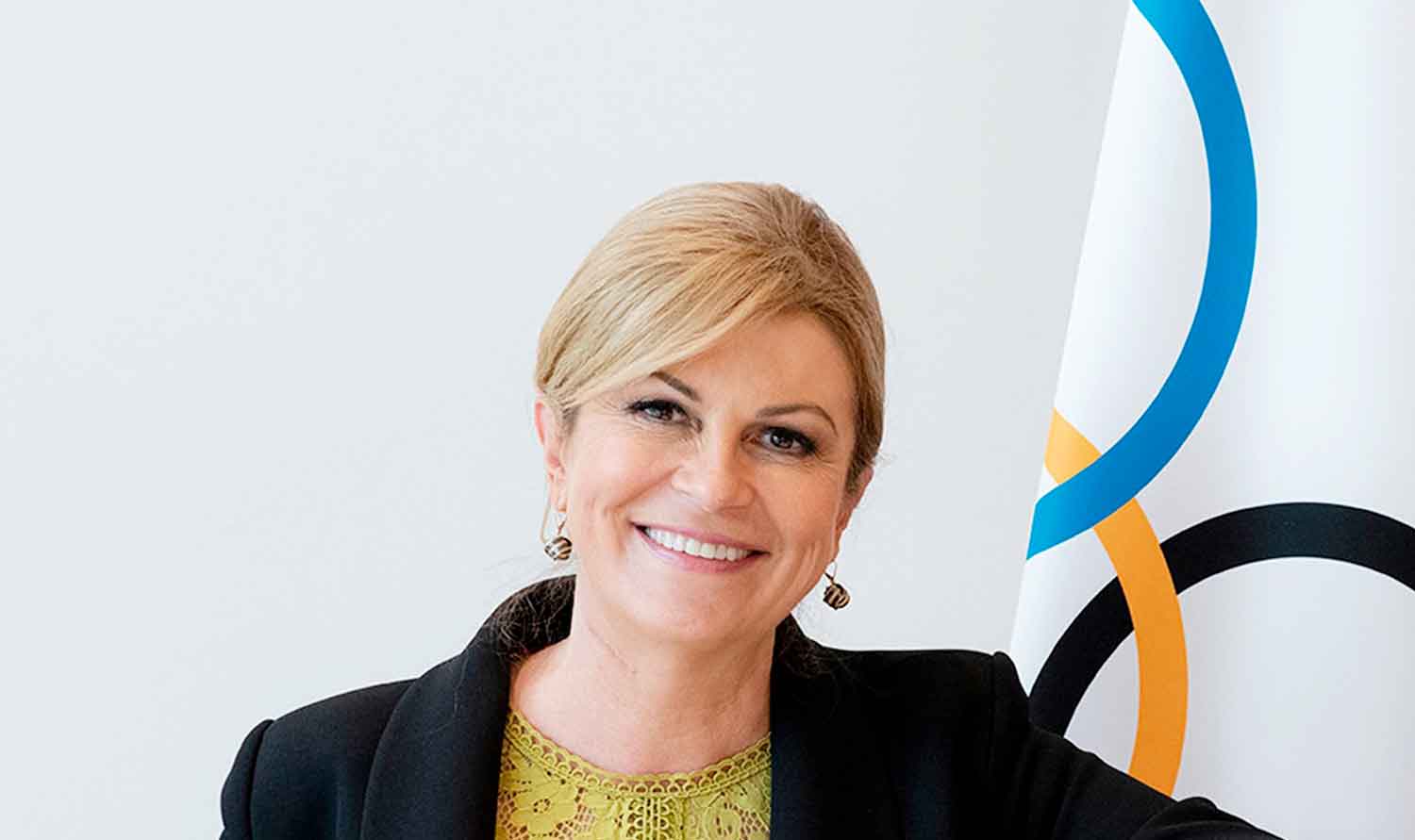 Kolinda Grabar-Kitarovic é anunciada como presidente da futura comissão sede dos Jogos Olímpicos