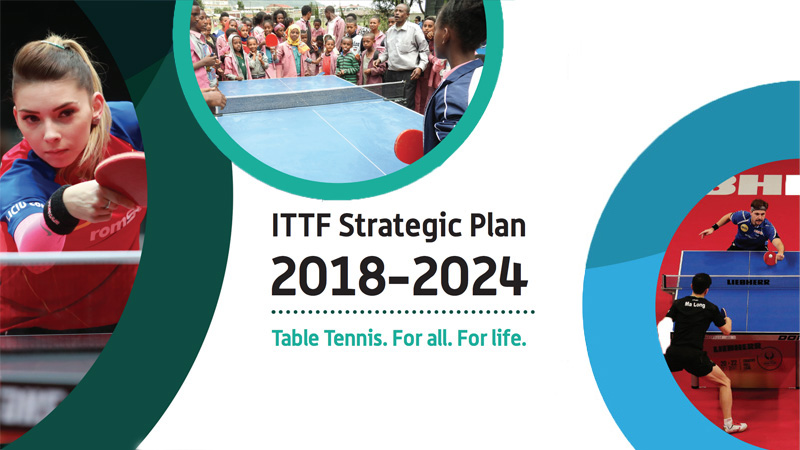 Revisão do plano estratégico da ITTF 2018/2024 durante a série de videoconferências AGM