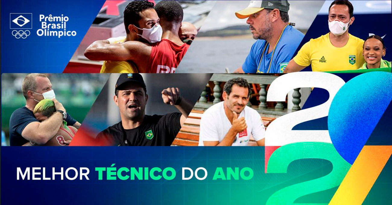 Treinadores campeões olímpicos em Tóquio receberão troféu de Melhores do Ano no Prêmio Brasil Olímpico 2021