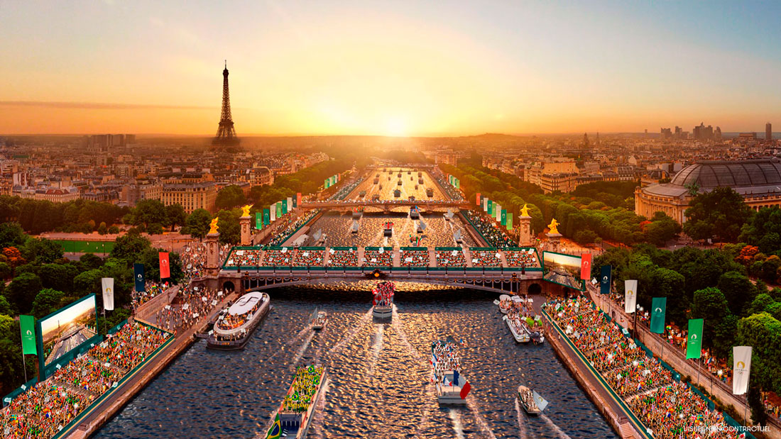 Paris 2024 revela planos extraordinários para a cerimônia de abertura no rio Sena