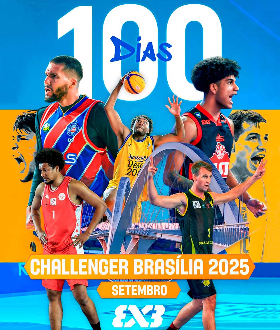 Brasil volta ao mapa do Basquete 3×3 internacional com etapa do FIBA Challenger em Brasília
